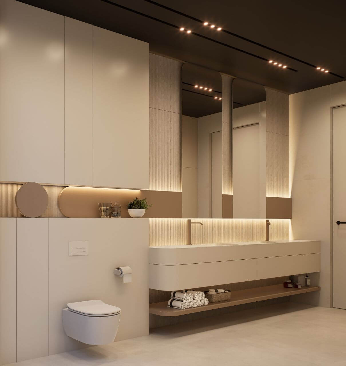 Realizacje projektów wnętrz apartamentów wykonane przez SG Projekt