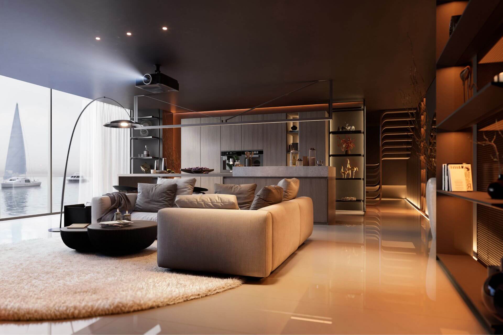 SGPROJEKT - realizacje wnętrz apartamentów Premium