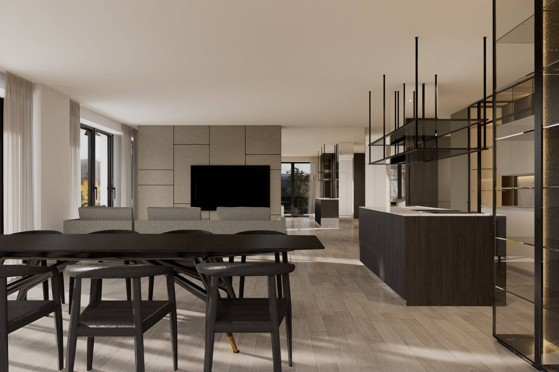 Realizacje projektów wnętrz apartamentów wykonane przez SG Projekt