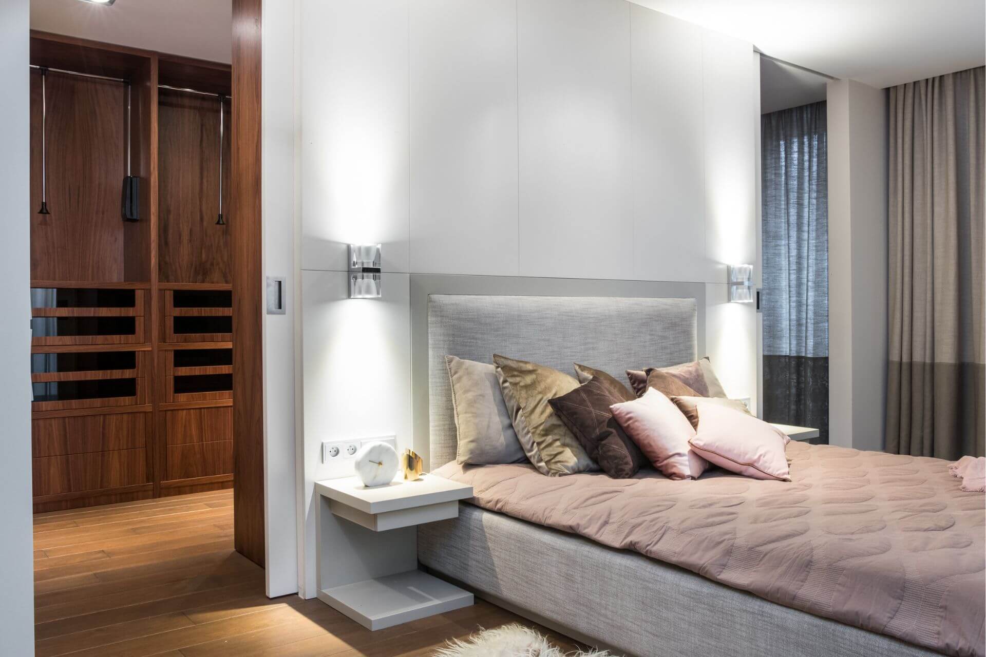 Realizacje projektów wnętrz apartamentów wykonane przez SG Projekt