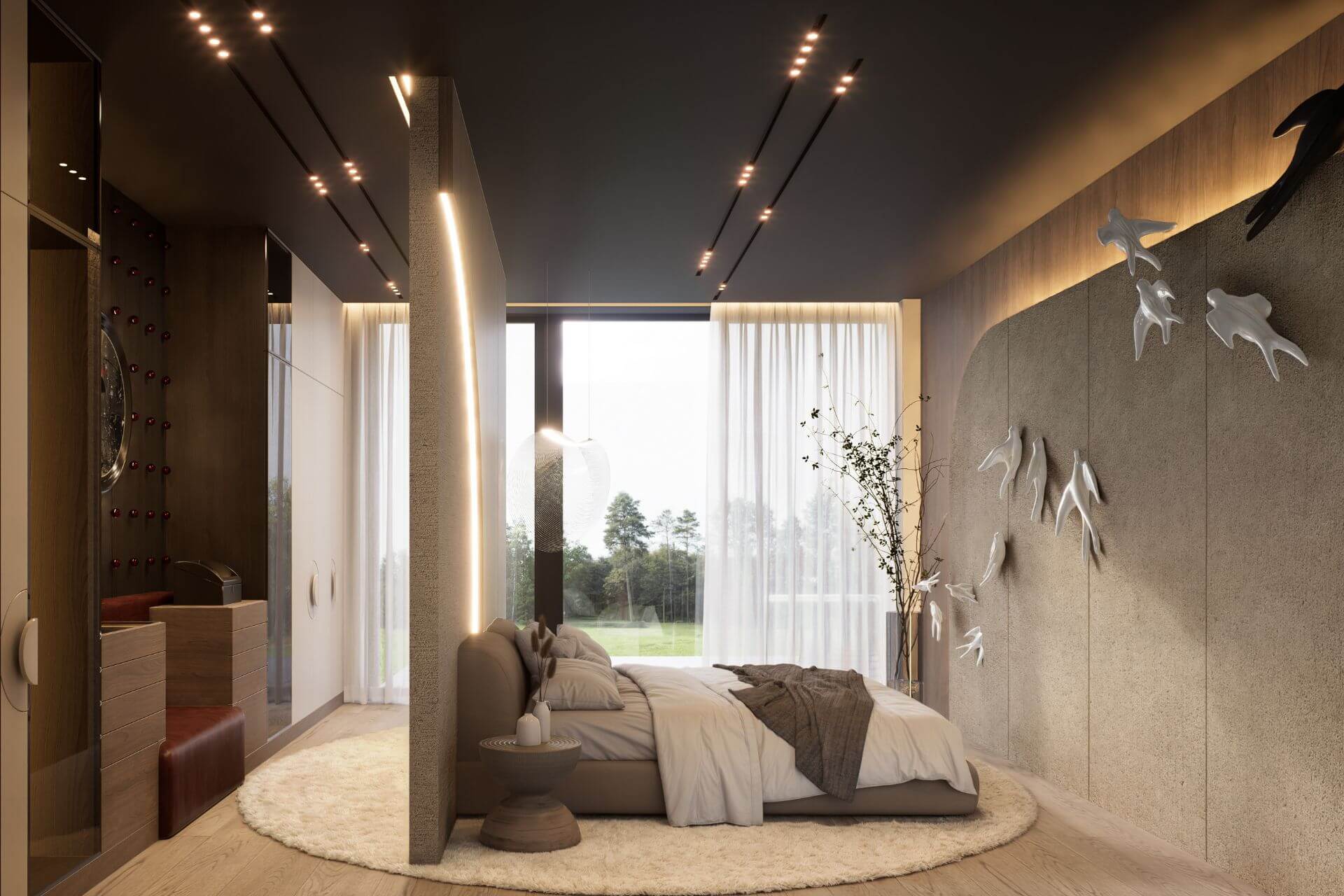 Realizacje projektów wnętrz rezydencji i domów wykonane przez SG Projekt