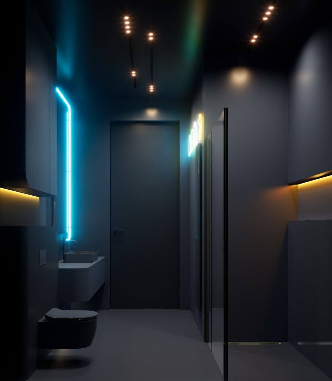 Realizacje projektów wnętrz przestrzeni komercyjnych wykonane przez SG Projekt